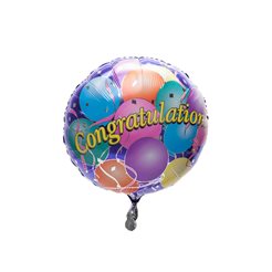 Congrats foil balloon